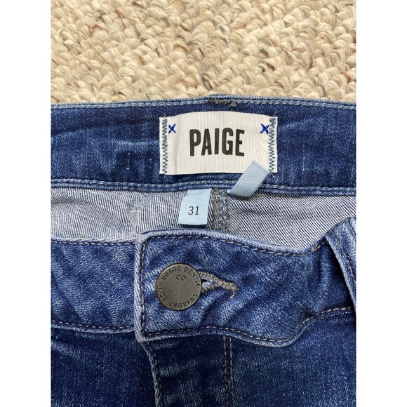 31 Paige Mid Rise Jax Knee Short Cuffed Shorts - Picture 3 of 4